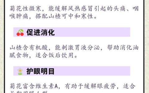 山楂菊花怎么泡？掌握黄金配比，消食明目一步到位
