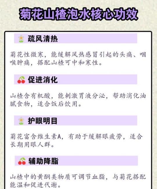 山楂菊花怎么泡？掌握黄金配比，消食明目一步到位
