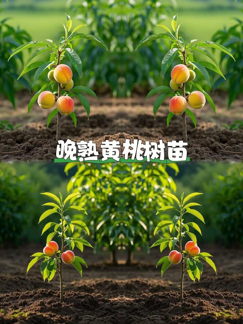 晚熟桃树苗什么品种好?——映霜红、金秋红蜜、中华寿桃全面对比与选购指南 苗木采购三重检验:嫁接口→根系→苗龄