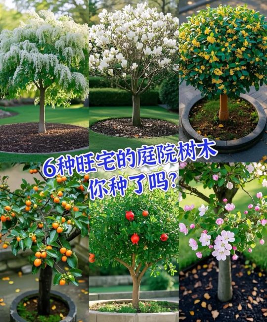 屋前最吉利的6种树，种对位置旺家运
