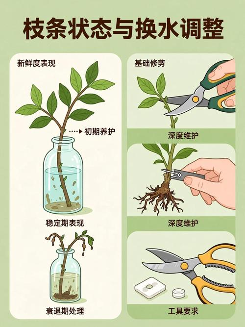 水培植物需要换水吗?换水频率与养护指南 专业工具推荐清单